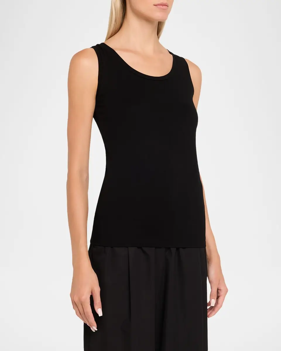 MAJESTIC FILATURES Soft Touch Flat-Edge Scoop-Neck Tank | Thumbnail 4 MAJESTIC FILATURES Soft Touch Flat-Edge Scoop-Neck Tank | Thumbnail 4
