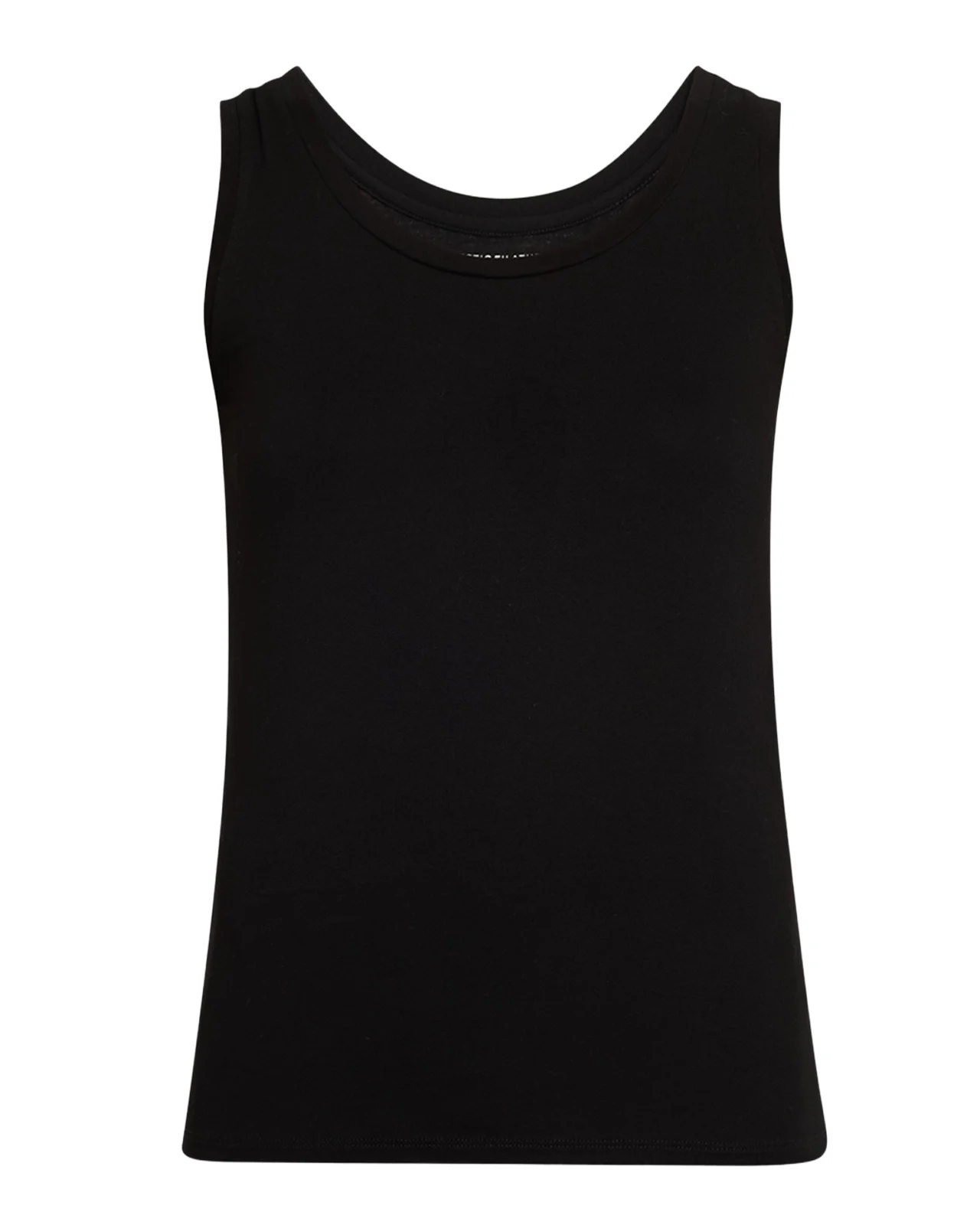 Soft Touch Flat-Edge Scoop-Neck Tank