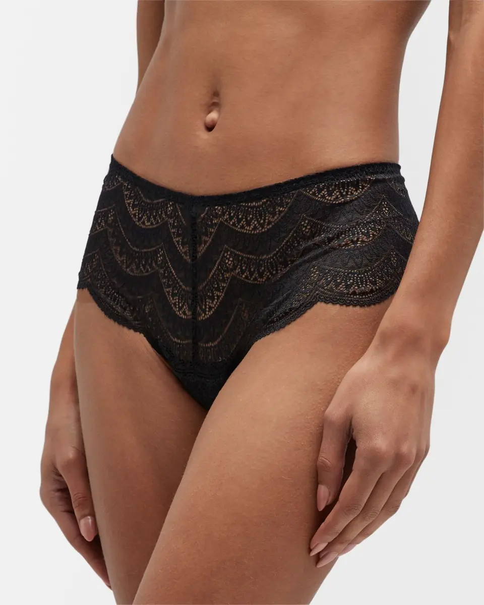 Simone Pérèle Karma Geometric Lace Boyshorts | Thumbnail 2
