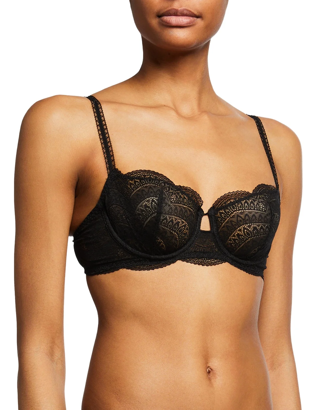 Karma Demi-Cup Convertible Lace Bra Karma Demi-Cup Convertible Lace Bra
