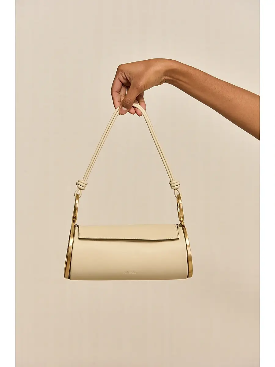 Cult Gaia Women's Dahlia Leather Shoulder Bag | Thumbnail 4 Cult Gaia Women's Dahlia Leather Shoulder Bag | Thumbnail 4