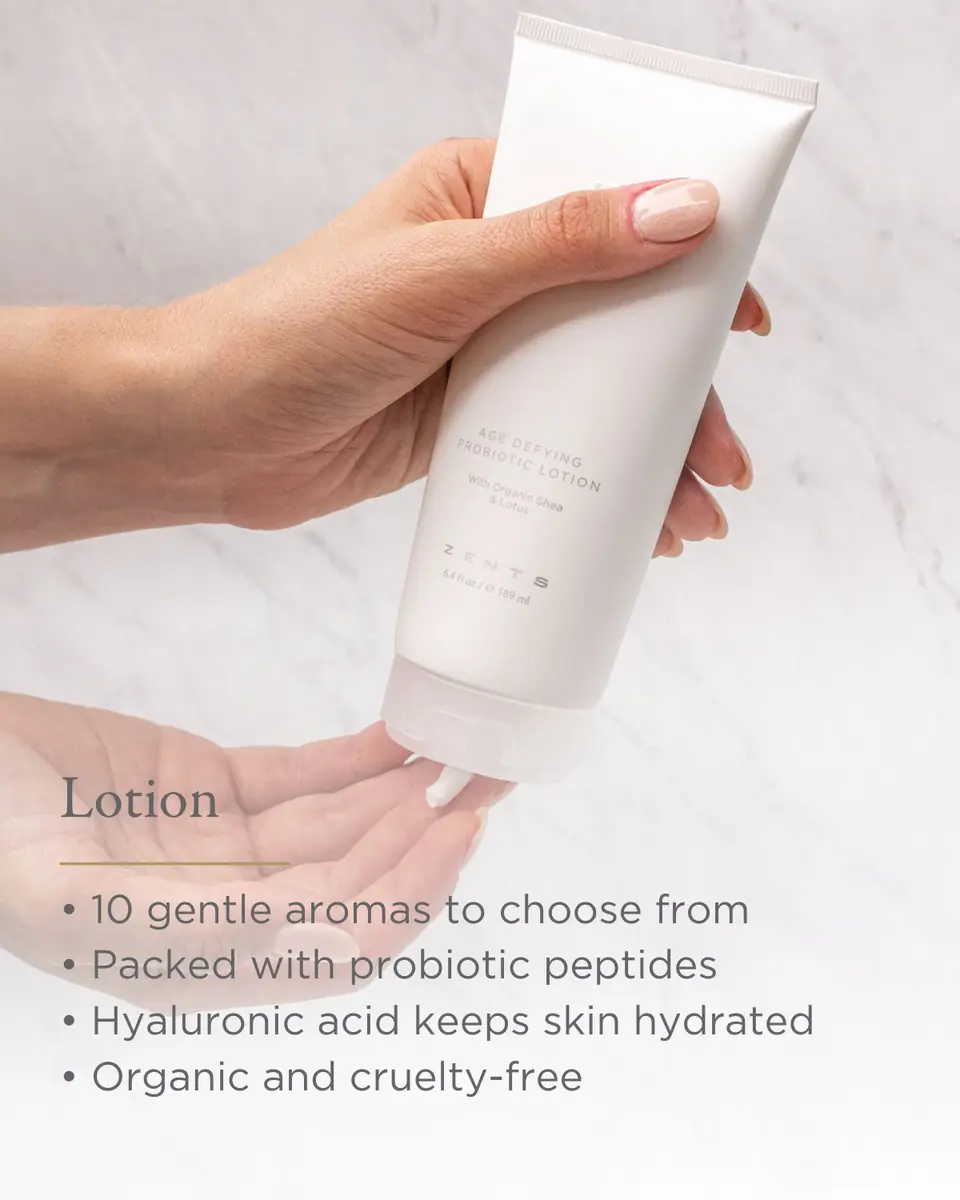 Zents 6 oz. Petal Age Defying Probiotic Lotion | Thumbnail 3 Zents 6 oz. Petal Age Defying Probiotic Lotion | Thumbnail 3