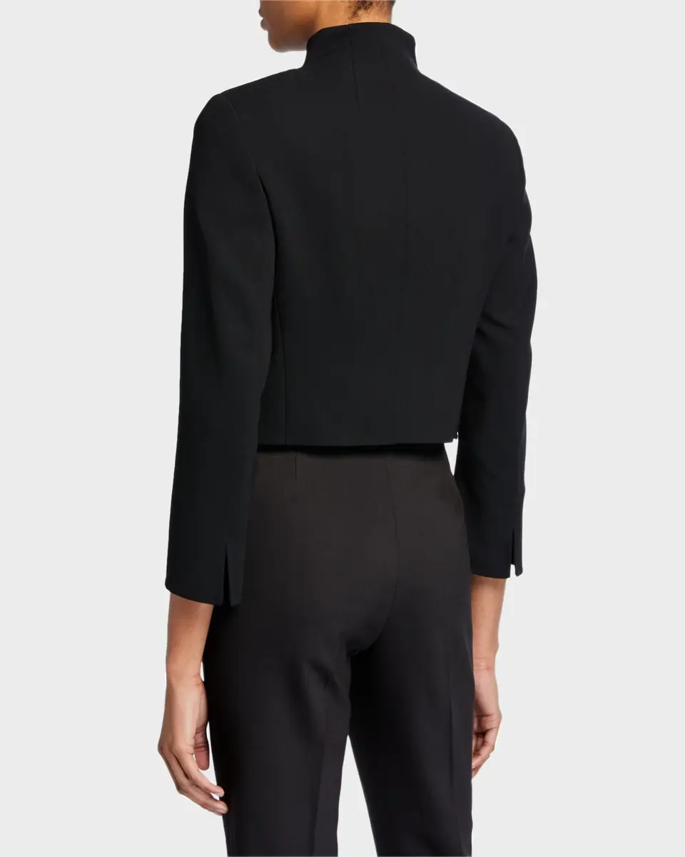 Akris Pandora Short Wool Jacket | Thumbnail 3