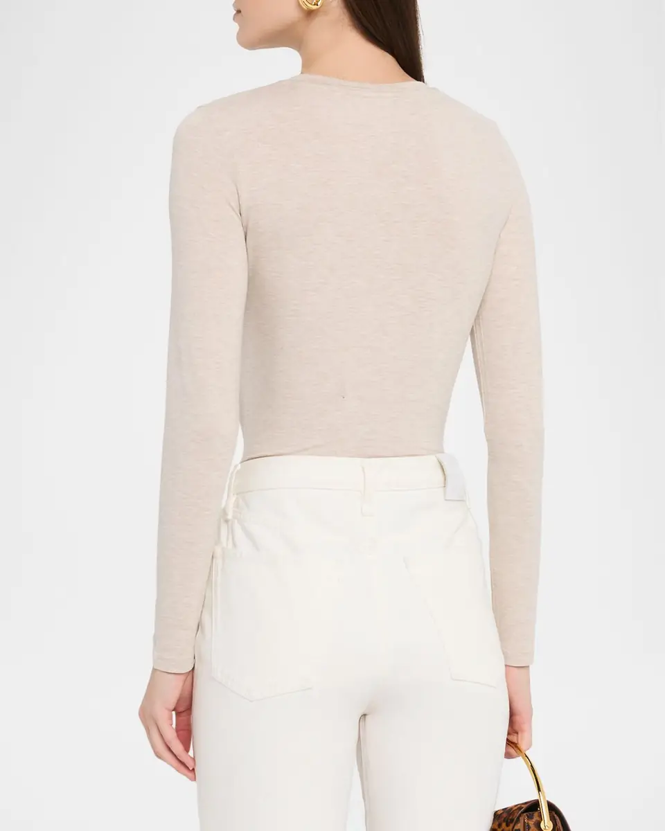 MAJESTIC FILATURES Soft Touch Flat-Edge Long-Sleeve Crewneck Top | Thumbnail 3 MAJESTIC FILATURES Soft Touch Flat-Edge Long-Sleeve Crewneck Top | Thumbnail 3