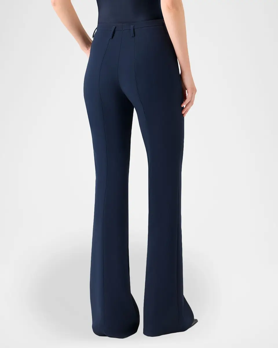 Akris Farrah Boot-Cut Mid-Rise Wool Pants | Thumbnail 3 Akris Farrah Boot-Cut Mid-Rise Wool Pants | Thumbnail 3