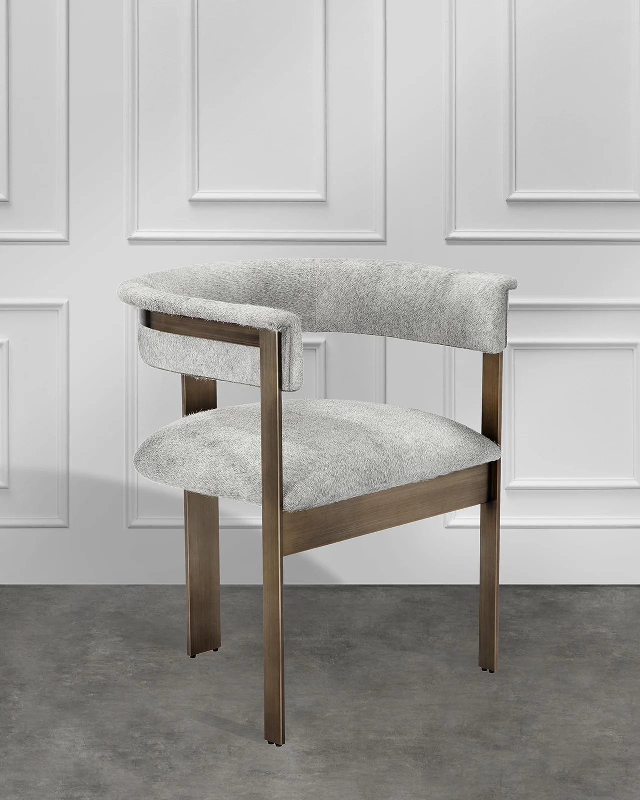 Interlude Home Darcy Hairhide Dining Chair