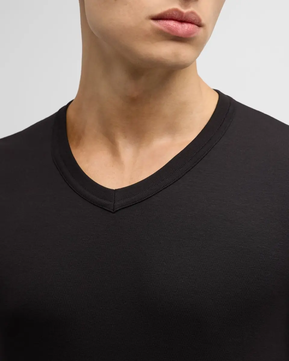 Tom Ford Men's Cotton Stretch Jersey T-shirt | Thumbnail 6 Tom Ford Men's Cotton Stretch Jersey T-shirt | Thumbnail 6