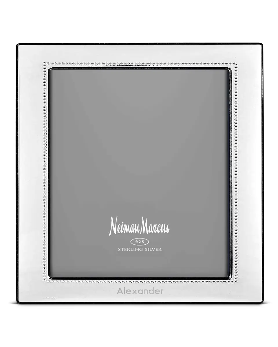 Cunill America Beaded Personalized Frame, 4" x 6" | Thumbnail 2 Cunill America Beaded Personalized Frame, 4" x 6" | Thumbnail 2