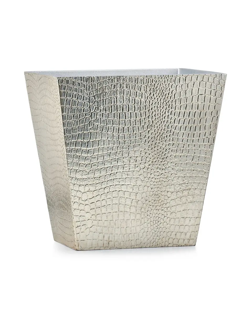 Labrazel Crocodile Silver Wastebasket | Thumbnail 2