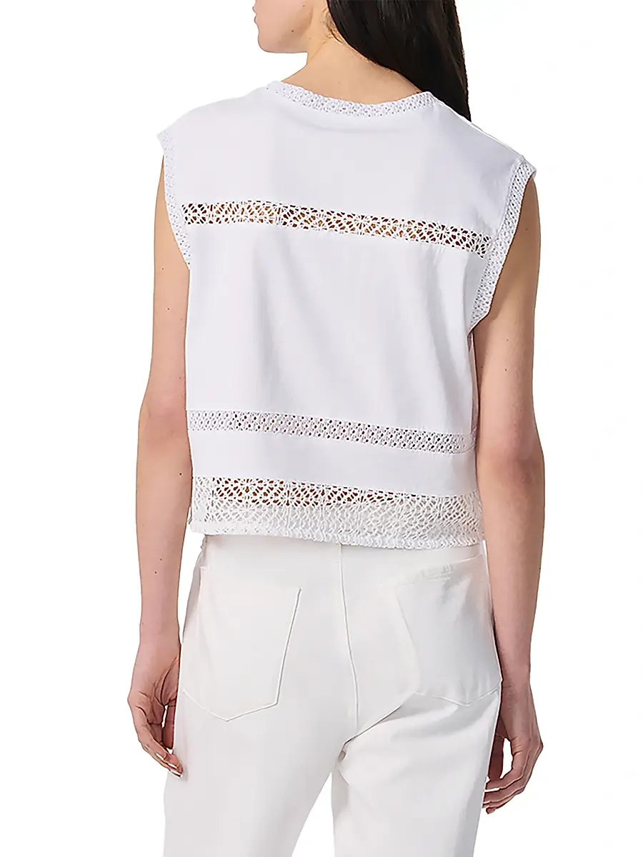 rag & bone Women's Rosie Lace-Trim Cotton Tank | Thumbnail 5 rag & bone Women's Rosie Lace-Trim Cotton Tank | Thumbnail 5