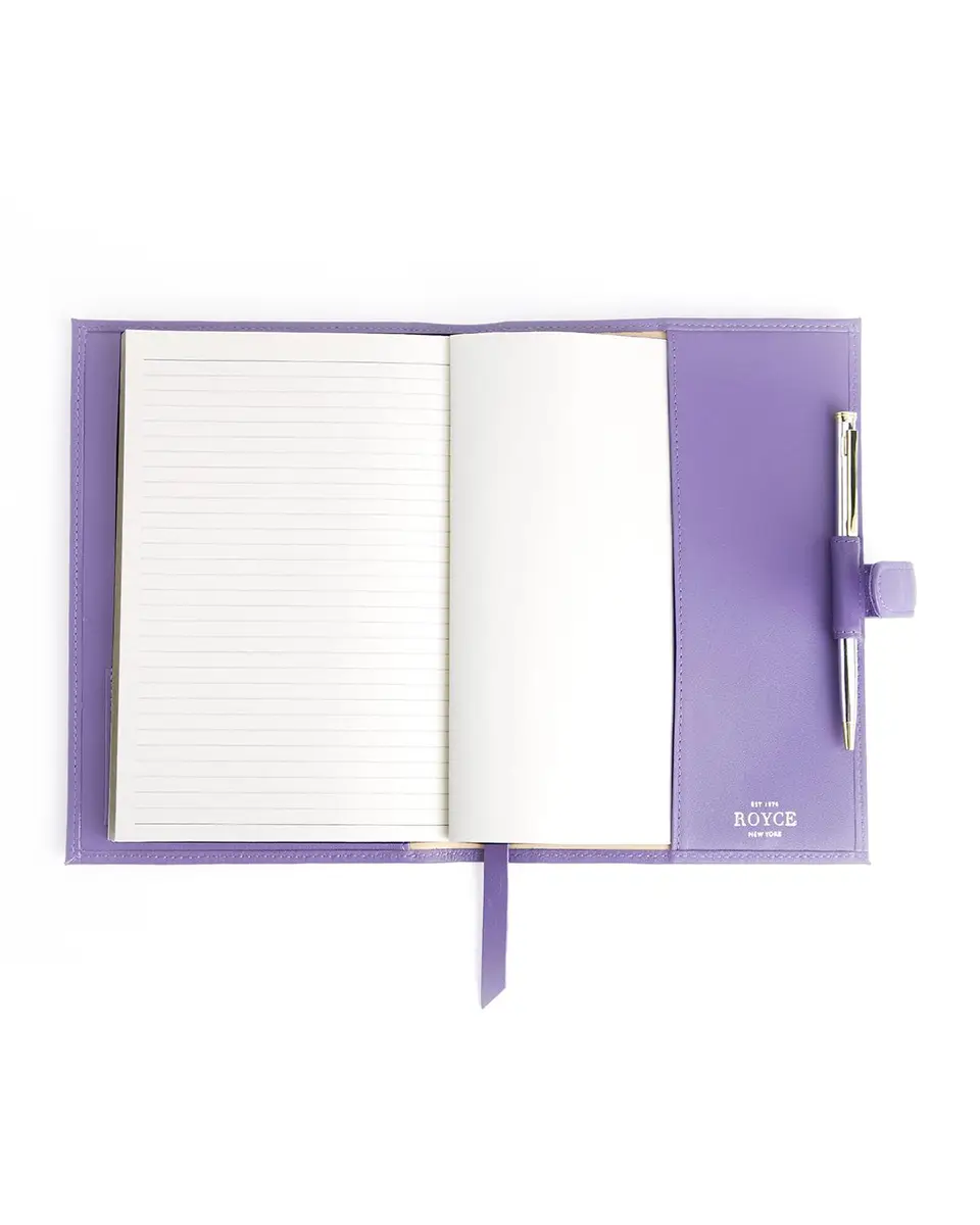 Royce New York Monogrammed Leather Executive Journal with Rollerball Pen | Thumbnail 2 Royce New York Monogrammed Leather Executive Journal with Rollerball Pen | Thumbnail 2