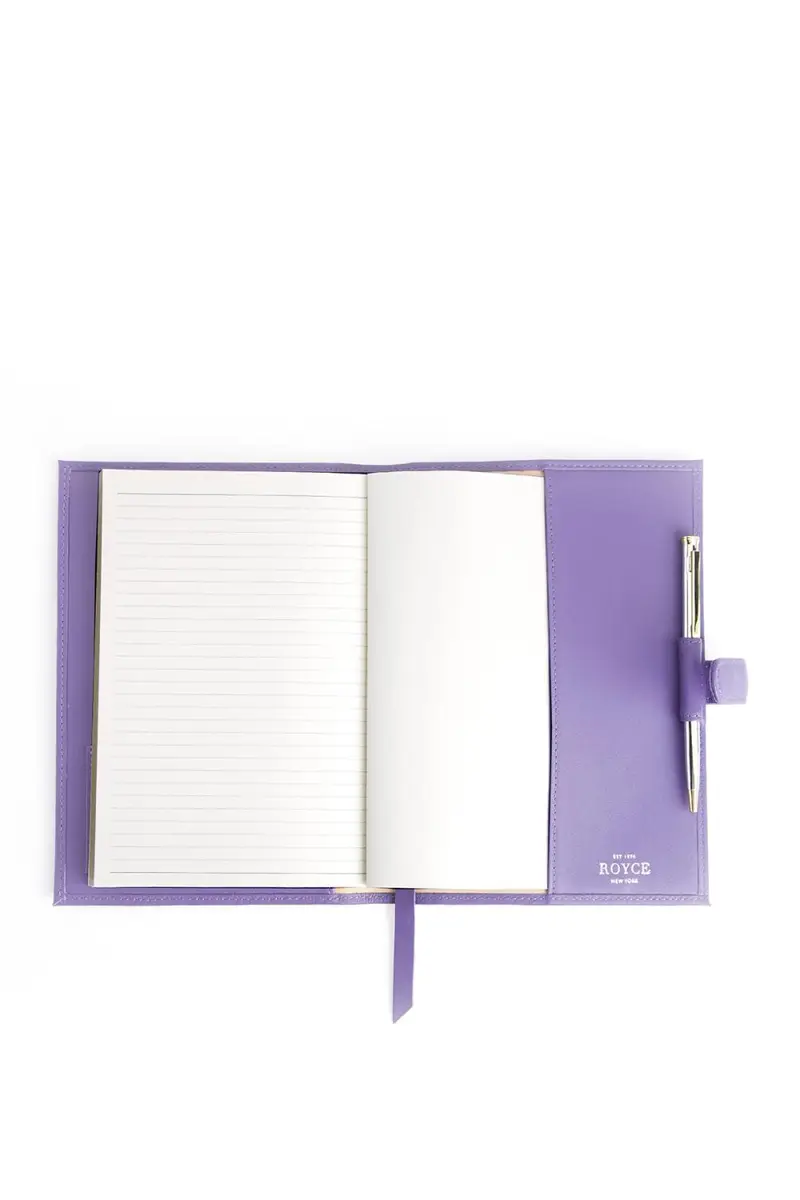 Royce New York Monogrammed Leather Executive Journal with Rollerball Pen | Thumbnail 4 Royce New York Monogrammed Leather Executive Journal with Rollerball Pen | Thumbnail 4
