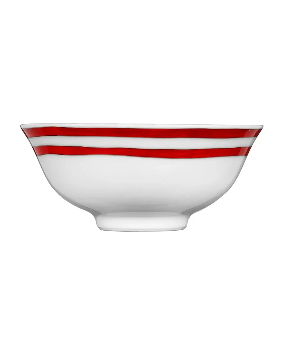 Hermes Balcon Red Soup Bowl | Image 1 Hermes Balcon Red Soup Bowl | Image 1
