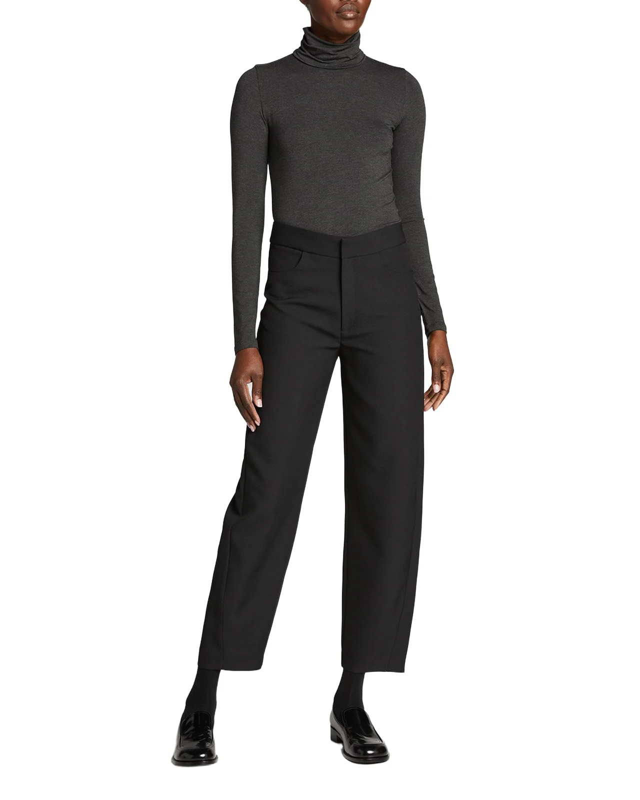 MAJESTIC FILATURES Viscose Jersey Turtleneck