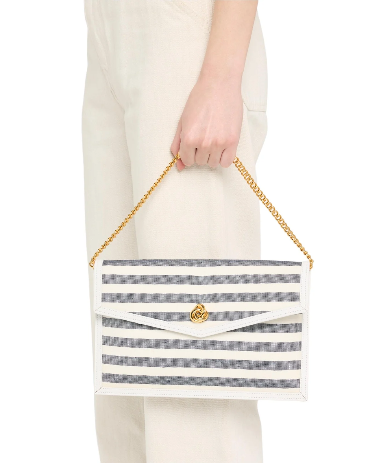 Brick Envelope Striped Clutch Bag Brick Envelope Striped Clutch Bag
