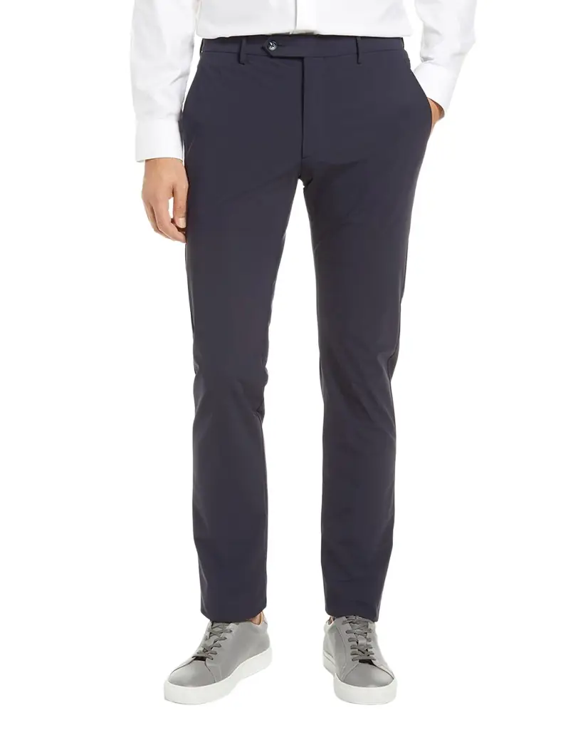 ZANELLA Men's Solid Active Stretch Pants