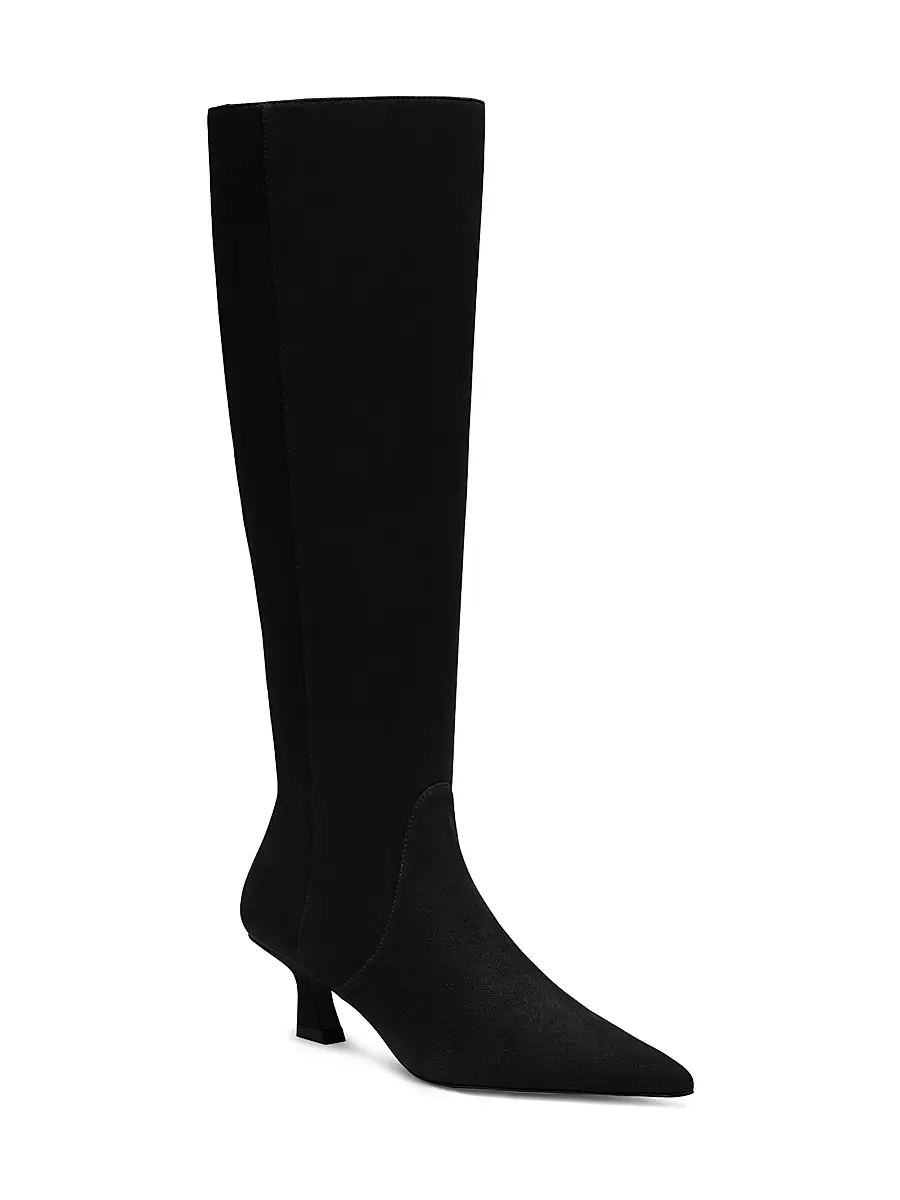 Stuart Weitzman Women's Vinnie 50MM Suede Boots | Thumbnail 2 Stuart Weitzman Women's Vinnie 50MM Suede Boots | Thumbnail 2