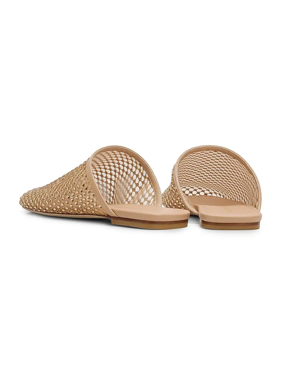 Stuart Weitzman Women's Bareitall Shine Crystal-Embellished Mules | Thumbnail 3 Stuart Weitzman Women's Bareitall Shine Crystal-Embellished Mules | Thumbnail 3