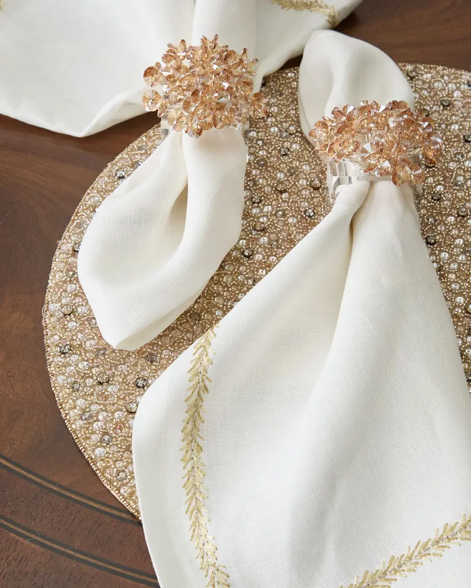 Kim Seybert Jardin Linen Napkin | Thumbnail 4 Kim Seybert Jardin Linen Napkin | Thumbnail 4