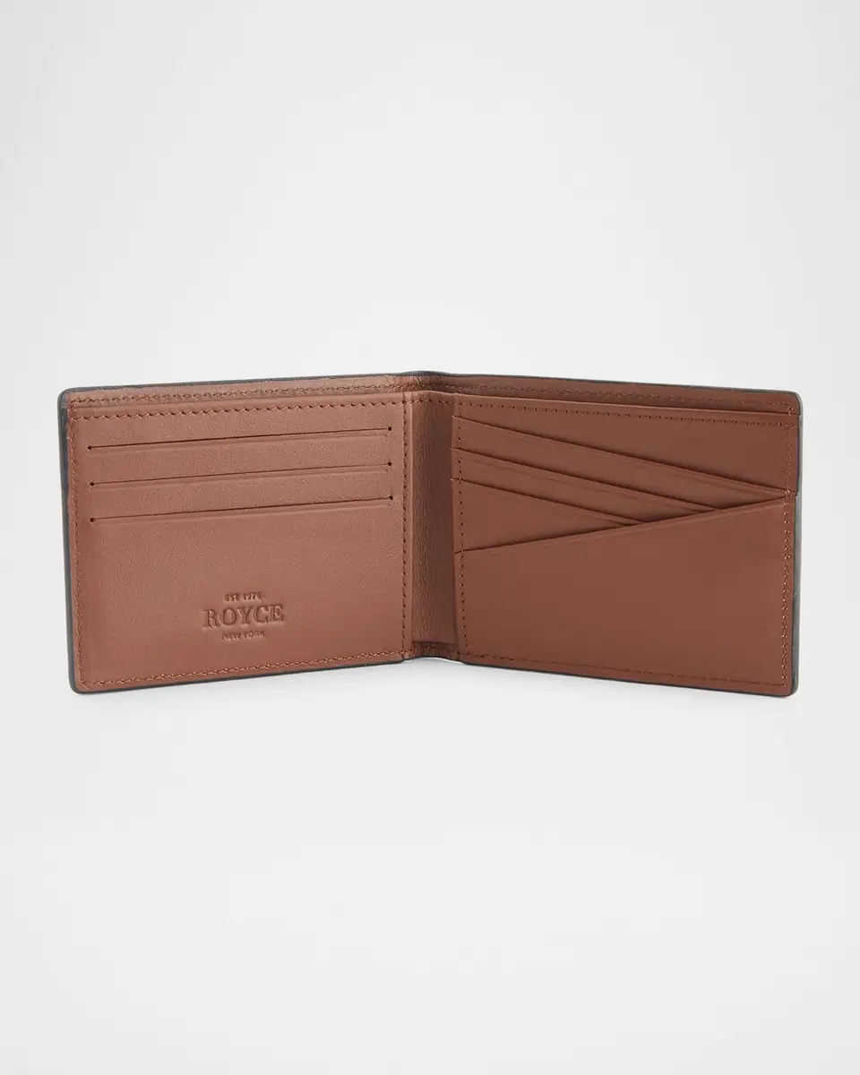 Royce New York RFID Blocking Bifold Wallet, Personalized | Thumbnail 3