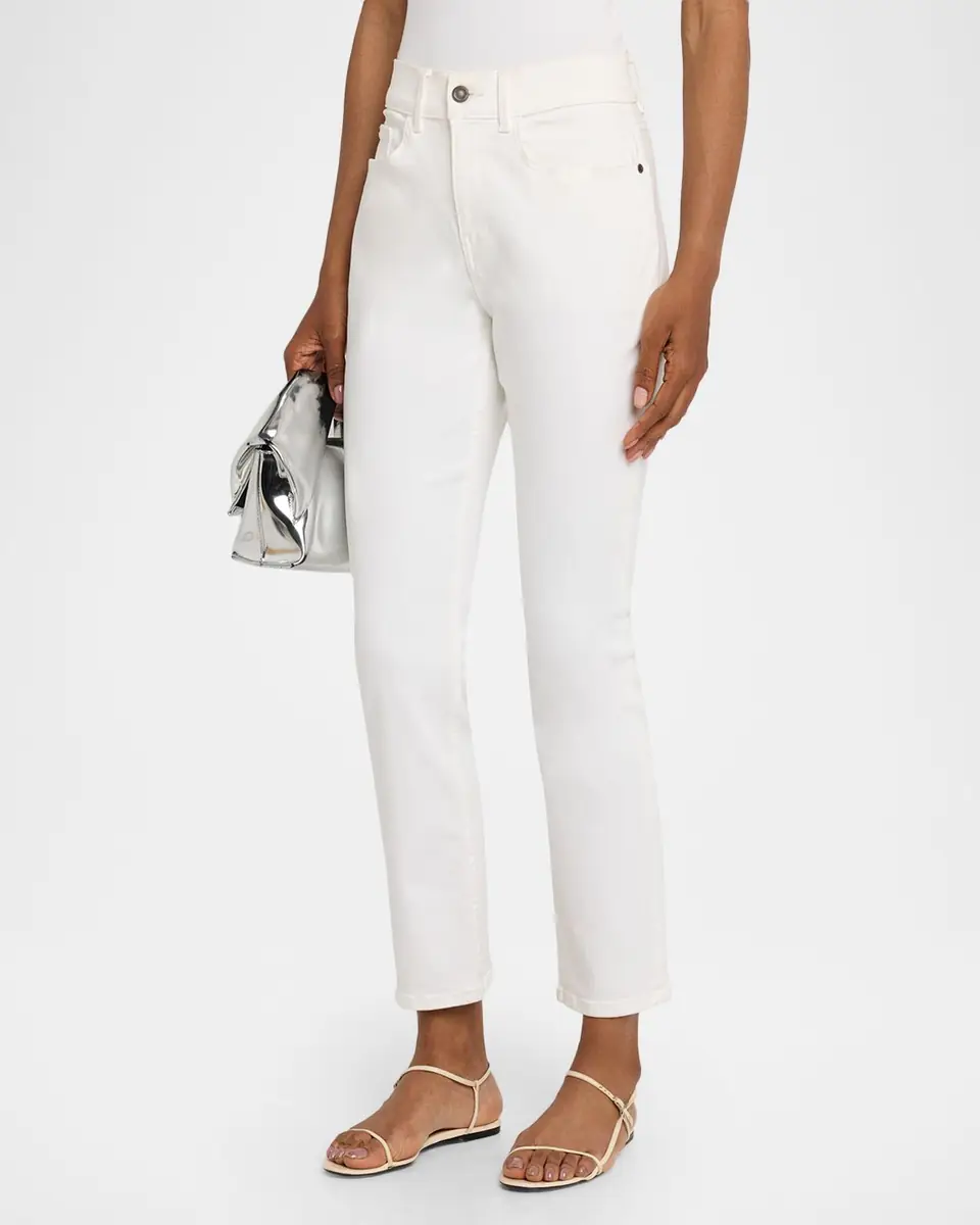 Lafayette 148 New York High Rise Straight Ankle Reeve Jean | Thumbnail 4 Lafayette 148 New York High Rise Straight Ankle Reeve Jean | Thumbnail 4