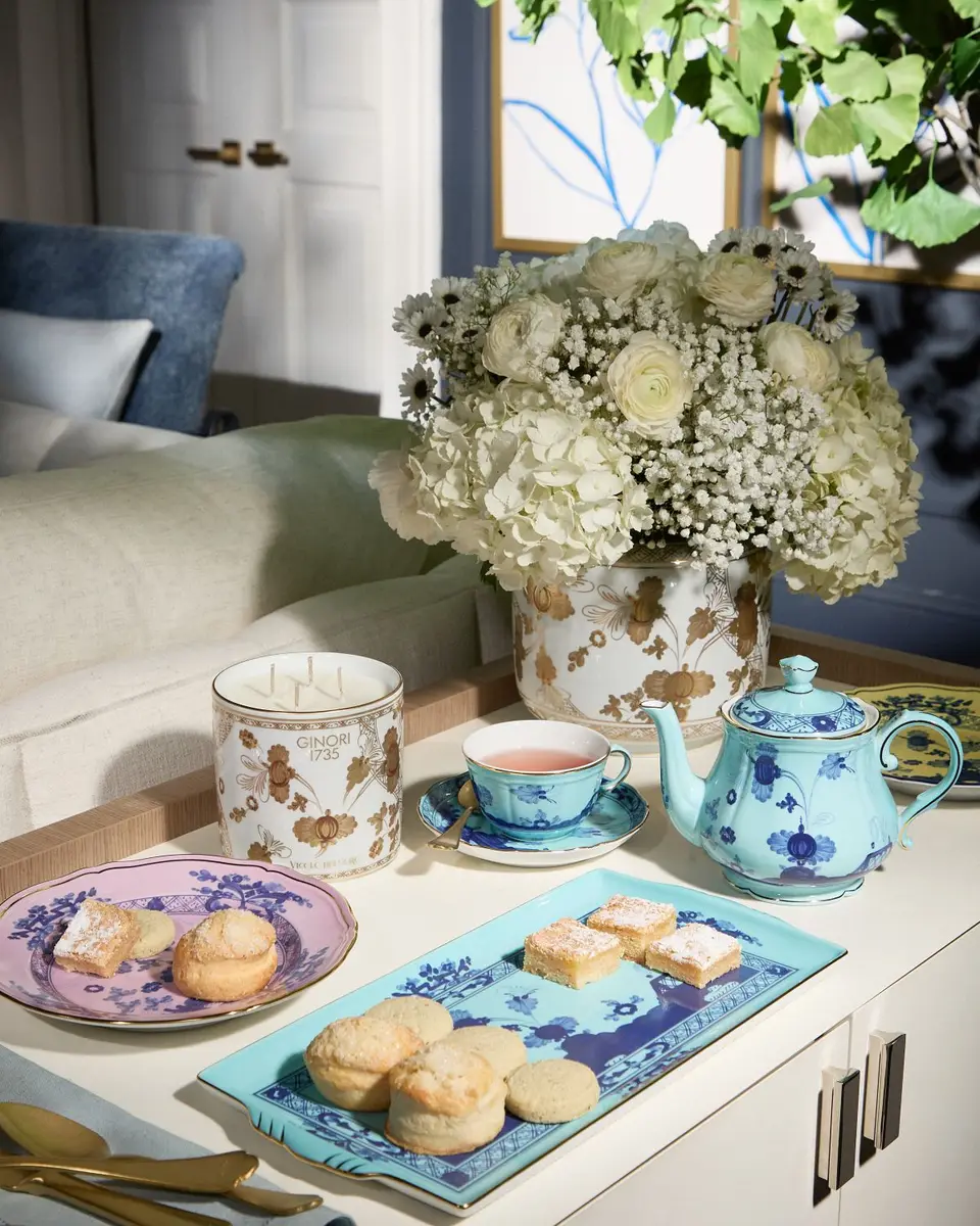 GINORI 1735 Oriente Italiano Iris Gold Teacup | Thumbnail 2 GINORI 1735 Oriente Italiano Iris Gold Teacup | Thumbnail 2