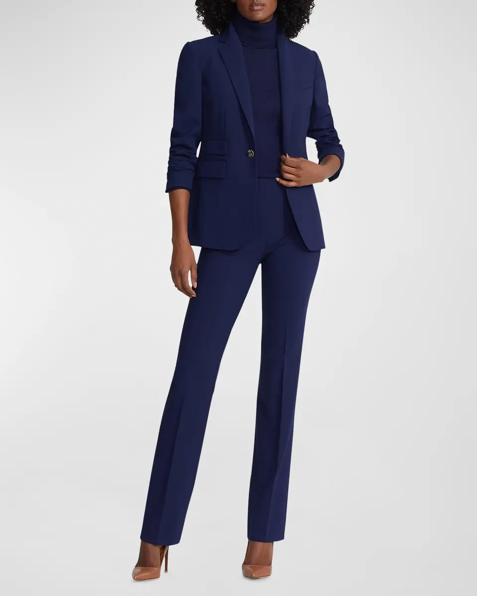 Ralph Lauren Collection Alandra Stretch Wool Pants | Thumbnail 2