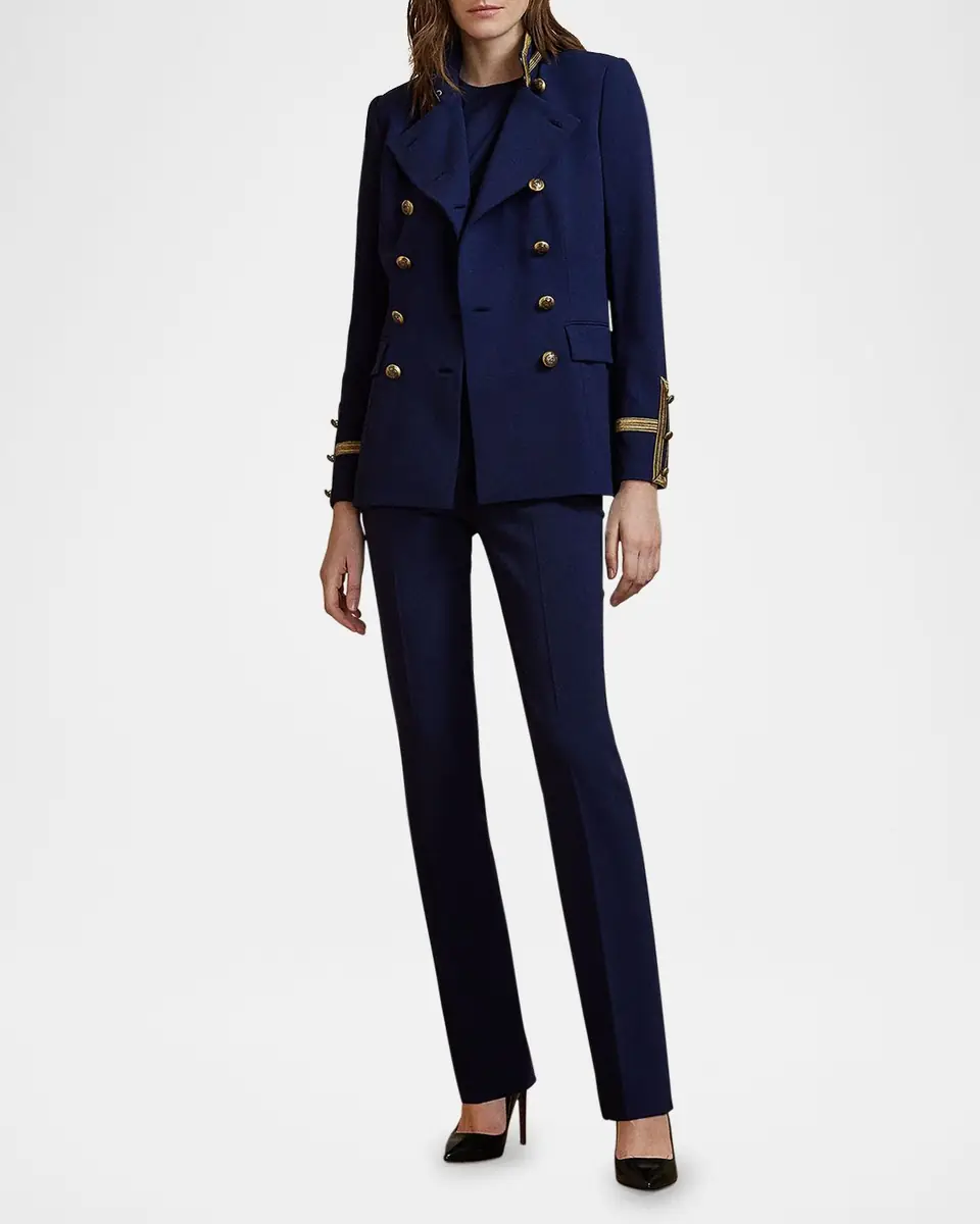 Ralph Lauren Collection Alandra Stretch Wool Pants | Thumbnail 6