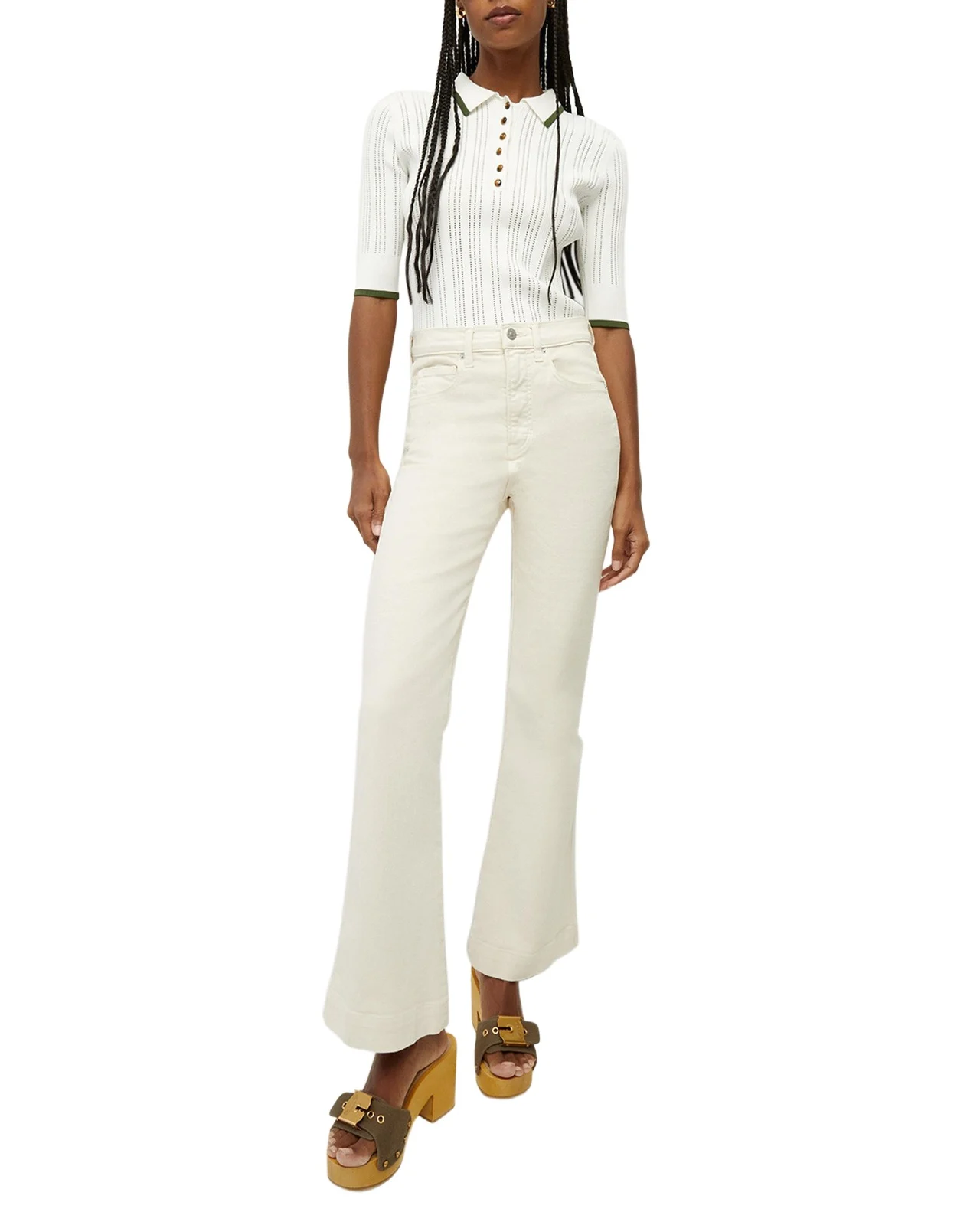Carson High-Rise Ankle Flare Jeans Carson High-Rise Ankle Flare Jeans