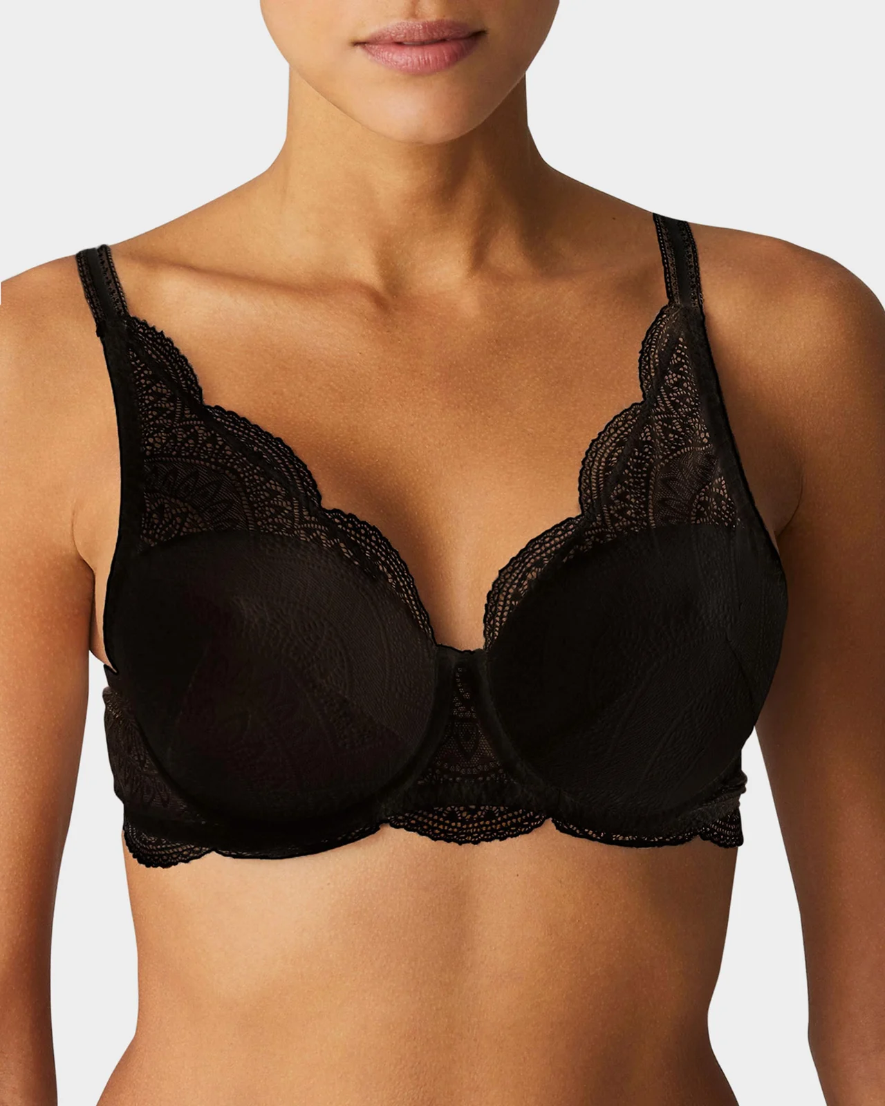 Karma 3D Molded Bra with Triangle Lace Karma 3D Molded Bra with Triangle Lace