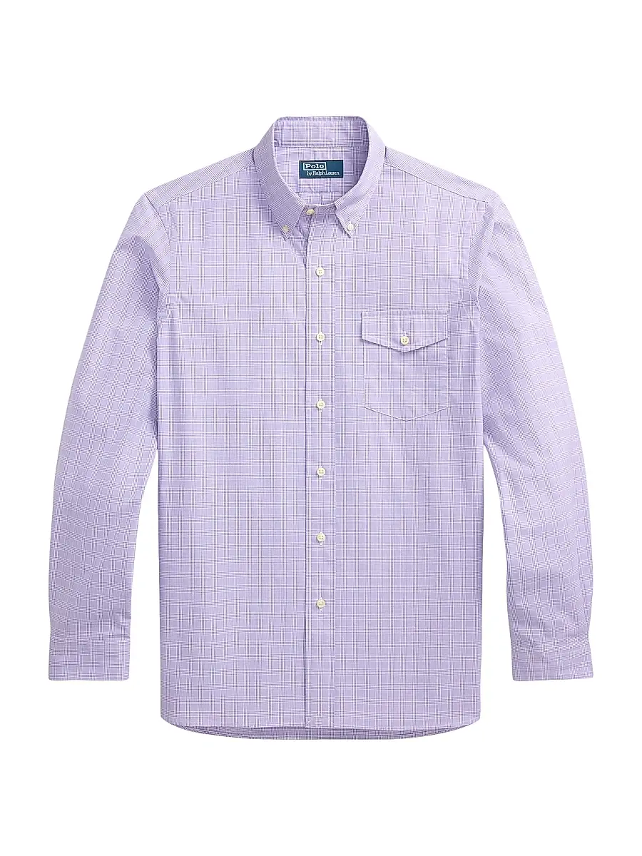 Polo Ralph Lauren Men's Classic-Fit Glen Plaid Poplin Shirt