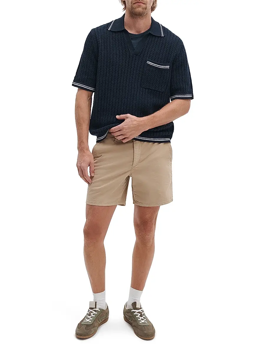 rag & bone Men's Stretch-Cotton Chino Shorts | Thumbnail 2 rag & bone Men's Stretch-Cotton Chino Shorts | Thumbnail 2