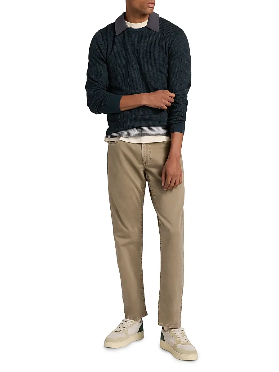 rag & bone Men's Gregory Wool-Blend Crewneck Sweater | Thumbnail 2 rag & bone Men's Gregory Wool-Blend Crewneck Sweater | Thumbnail 2