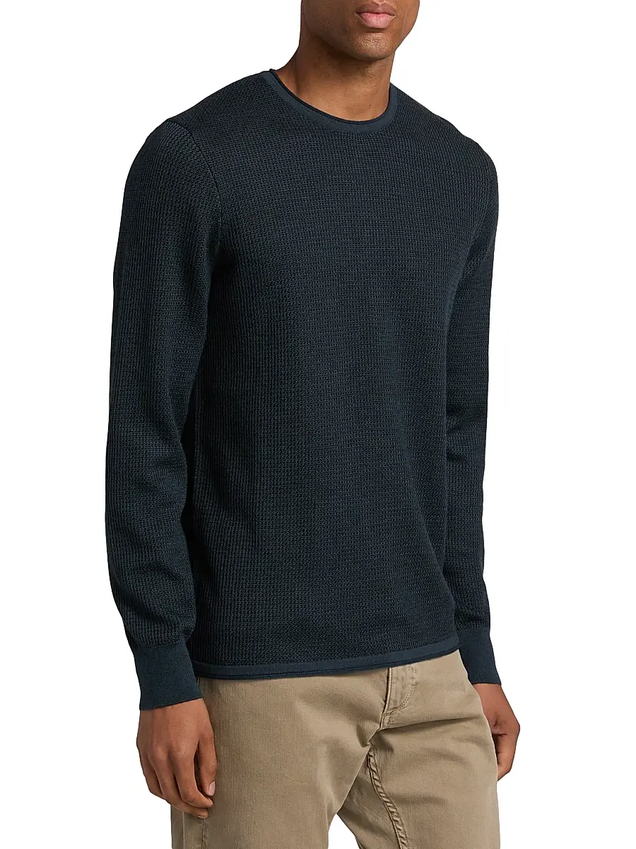 rag & bone Men's Gregory Wool-Blend Crewneck Sweater | Thumbnail 4 rag & bone Men's Gregory Wool-Blend Crewneck Sweater | Thumbnail 4