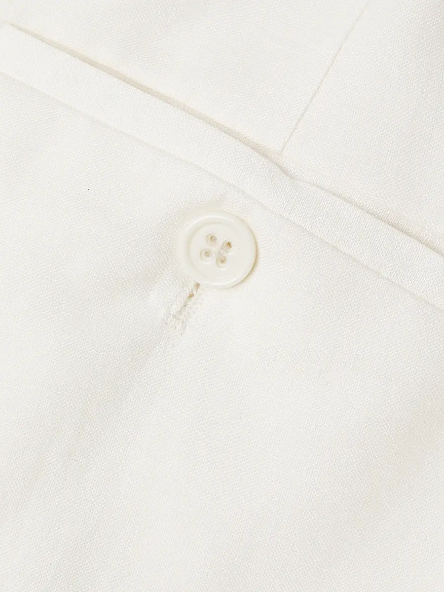 Ralph Lauren Purple Label Men's Silk-Linen Drawstring Shorts | Thumbnail 6 Ralph Lauren Purple Label Men's Silk-Linen Drawstring Shorts | Thumbnail 6