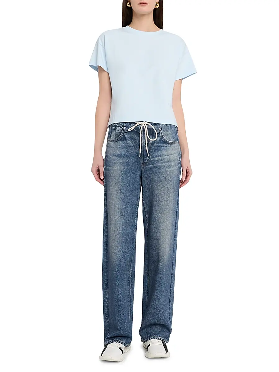 rag & bone Women's rb Miramar Terry Wide-Leg Pants | Thumbnail 2 rag & bone Women's rb Miramar Terry Wide-Leg Pants | Thumbnail 2
