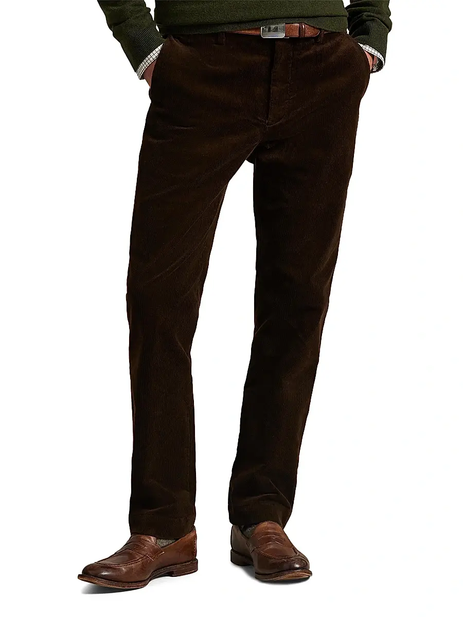 Polo Ralph Lauren Men's Corduroy Straight-Leg Pants | Thumbnail 3 Polo Ralph Lauren Men's Corduroy Straight-Leg Pants | Thumbnail 3