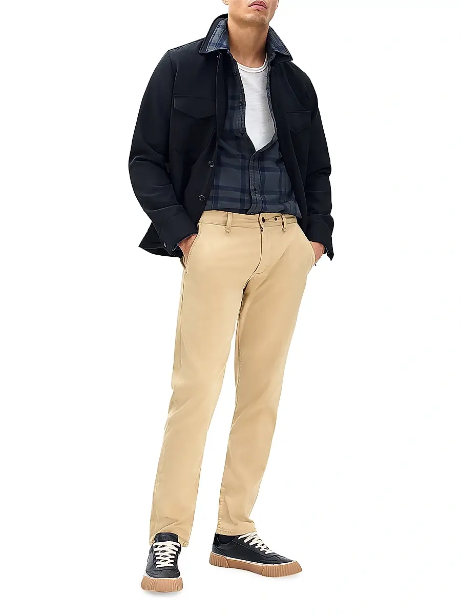 rag & bone Men's Fit 3 Stretch-Twill Mid-Rise Straight-Leg Chino Pants | Thumbnail 2 rag & bone Men's Fit 3 Stretch-Twill Mid-Rise Straight-Leg Chino Pants | Thumbnail 2