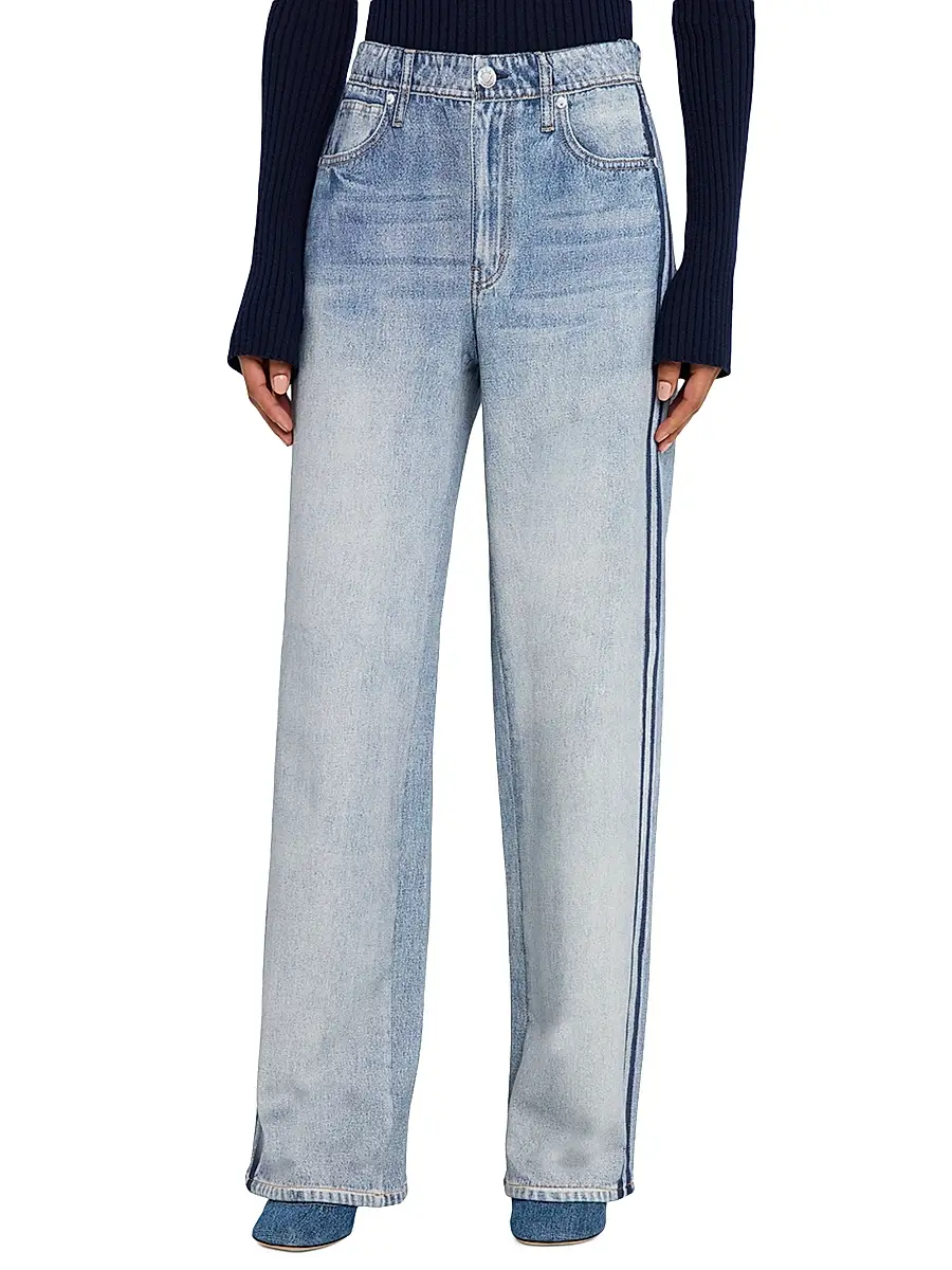 rag & bone Women's rb Miramar Terry Wide-Leg Track Pants | Thumbnail 3 rag & bone Women's rb Miramar Terry Wide-Leg Track Pants | Thumbnail 3