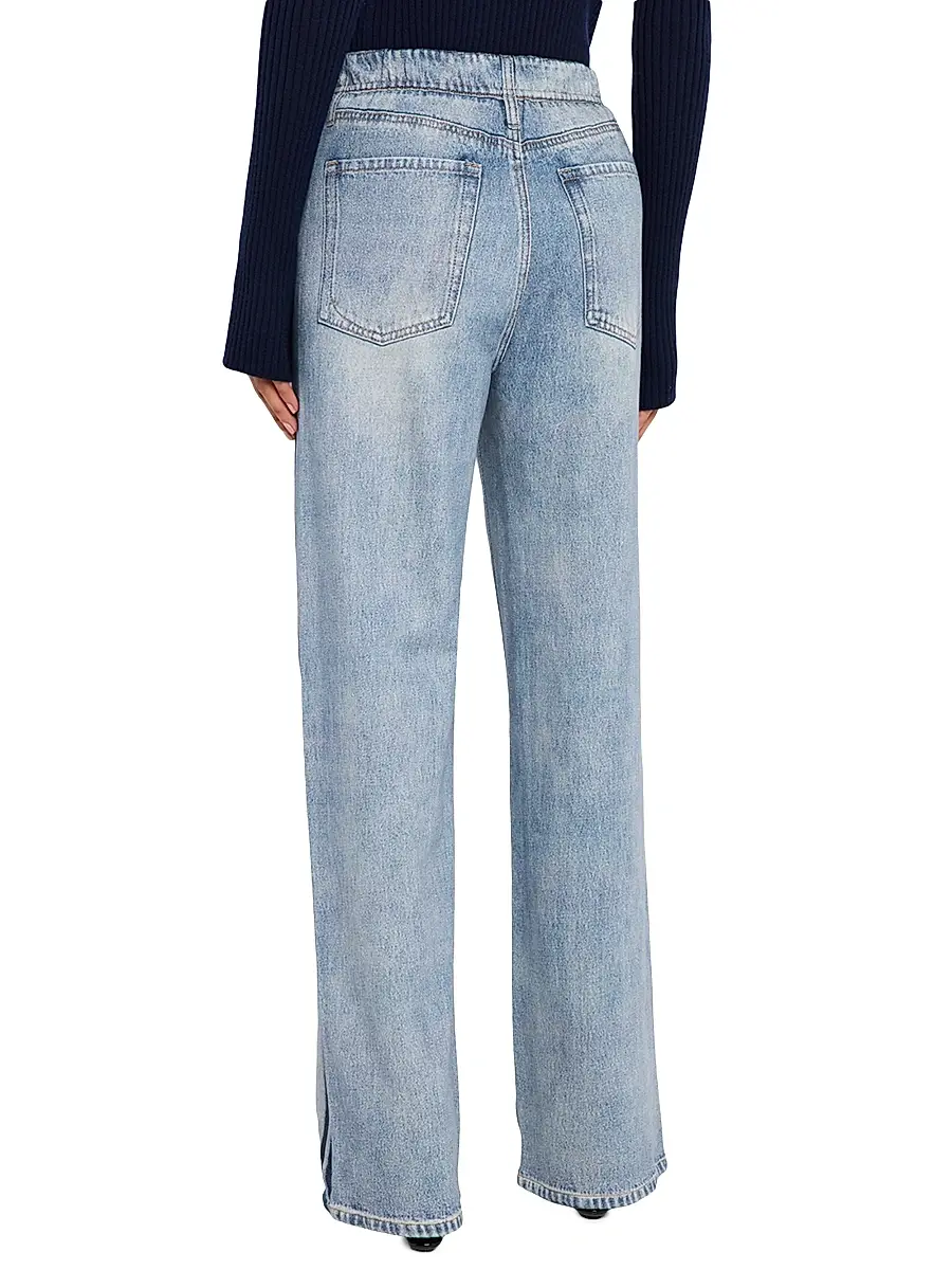 rag & bone Women's rb Miramar Terry Wide-Leg Track Pants | Thumbnail 4 rag & bone Women's rb Miramar Terry Wide-Leg Track Pants | Thumbnail 4