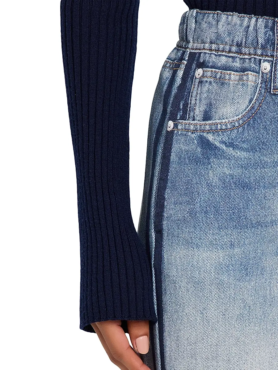 rag & bone Women's rb Miramar Terry Wide-Leg Track Pants | Thumbnail 5 rag & bone Women's rb Miramar Terry Wide-Leg Track Pants | Thumbnail 5