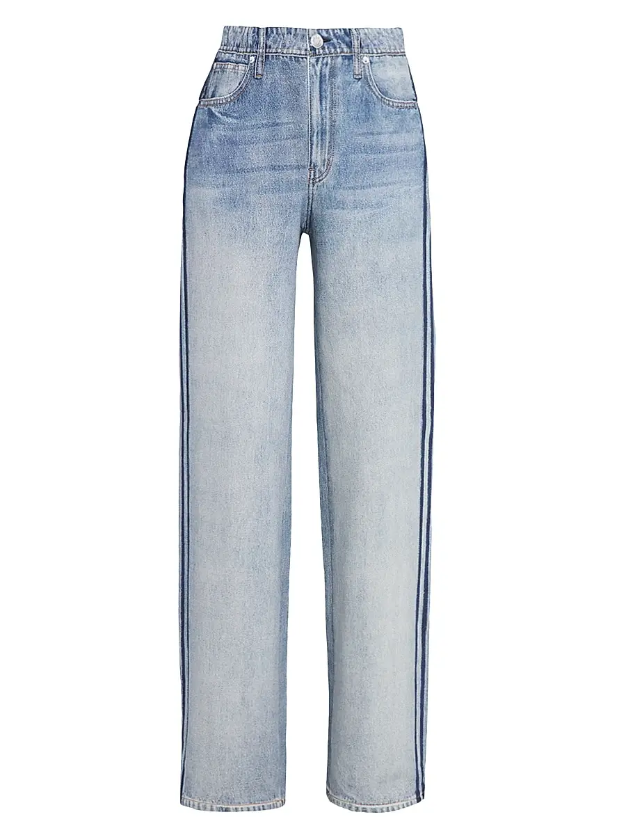 rag & bone Women's rb Miramar Terry Wide-Leg Track Pants