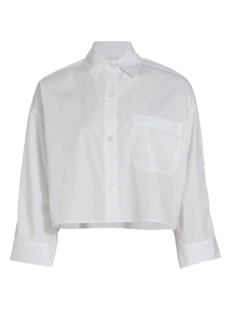 Women's Next Ex Poplin Cropped Shirt Women's Next Ex Poplin Cropped Shirt