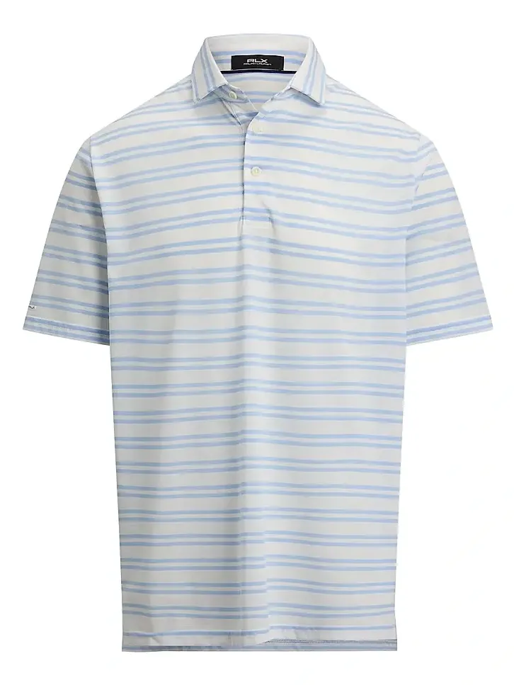 Men's Tour Pique Striped Polo Shirt