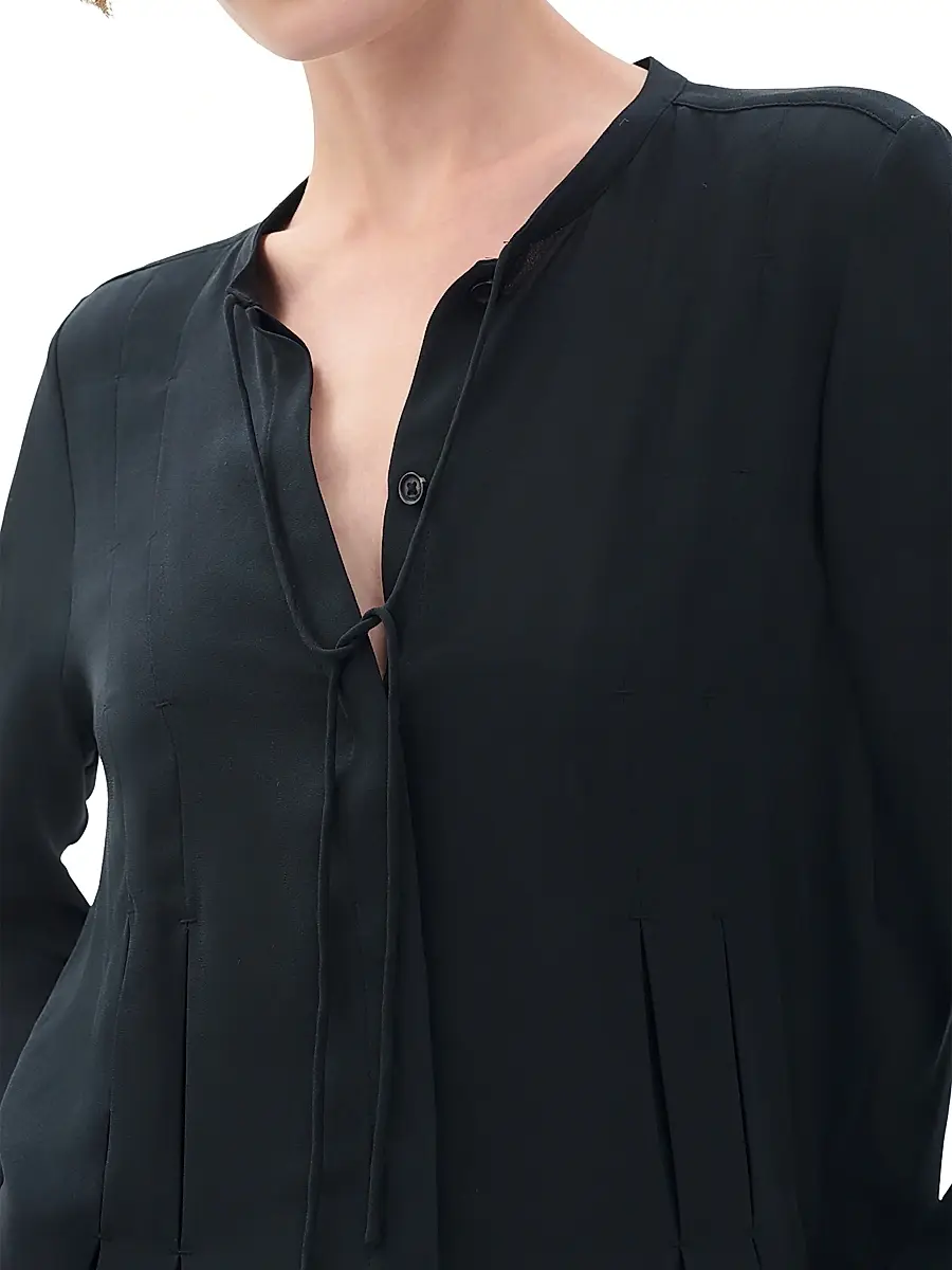 rag & bone Women's Arden Pleated Blouse | Thumbnail 6 rag & bone Women's Arden Pleated Blouse | Thumbnail 6