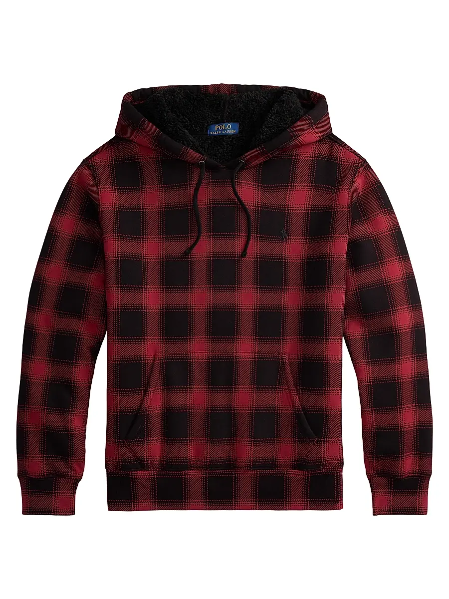 Polo Ralph Lauren Men's Magic Cotton Fleece Plaid Hoodie