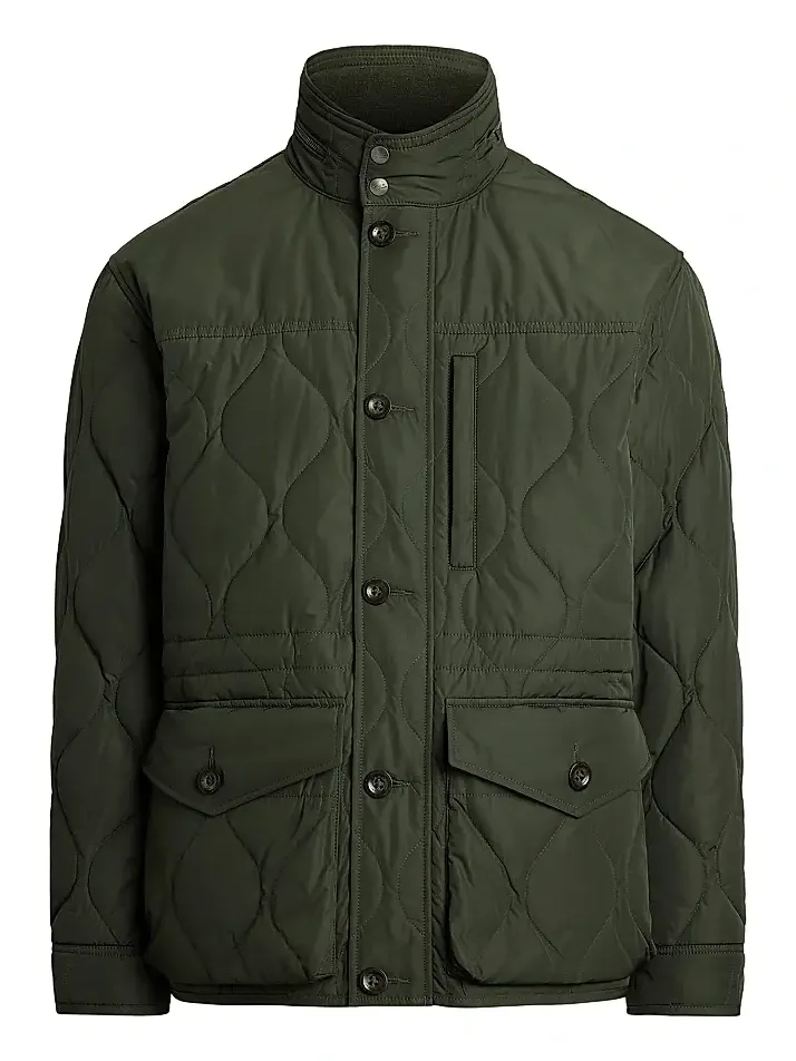 Men's Eastham Quilted Hooded Field Jacket