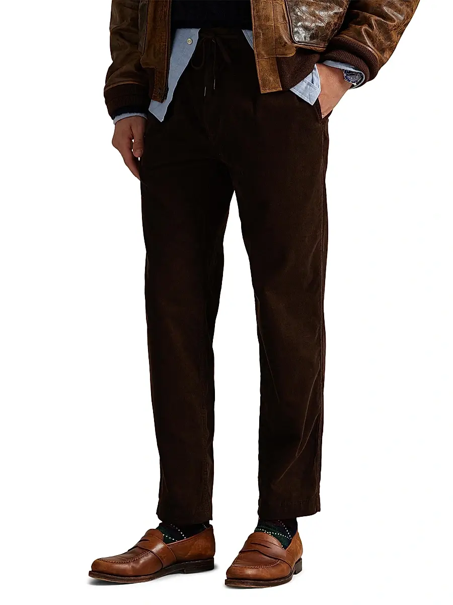Polo Ralph Lauren Men's Stretch-Cotton Drawstring Pants | Thumbnail 3 Polo Ralph Lauren Men's Stretch-Cotton Drawstring Pants | Thumbnail 3