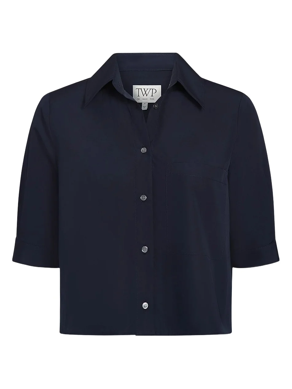 TWP Women's Short Lived Cropped Shirt