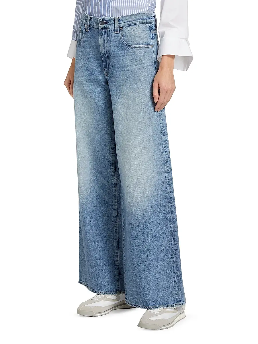 TWP Women's Tiny Dancer Wide-Leg Jeans | Thumbnail 4